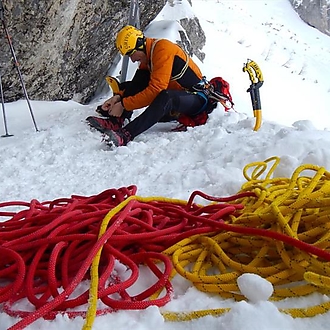 Dejan Koren, three new routes at Forcella Lavina